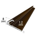 アルインコ ジュウタン押さえ 叩き込みタイプ25×8×1.2 1000mm ブロンズ(ツヤ有)アルミ型材,汎用材,ジュータン押さえ FJ101B1 ※合計9千円以上で送料無料(北海道・沖縄・各県離島は別途送料あり), 個人宅配送不可, 現場配送不可, 商品車上渡し