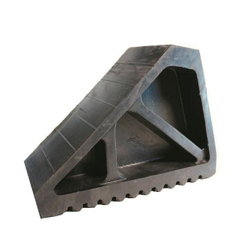 タイヤストッパー(大) トラック用 縦270×巾120×高さ175(3kg) 1個(AR-4053) 現場周辺,駐車場,工事用車両,事故防止,安全確保 ARAO (アラオ)