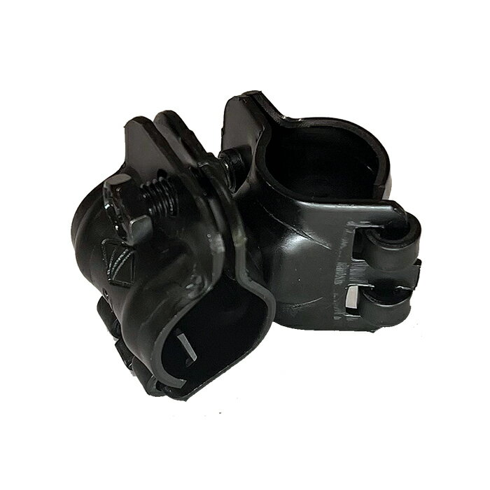 別途送料 ブラック ミニクランプΦ19.1×Φ19.1 固定・直交 1個 j-1038 黒色,簡易クランプ,足場使用不可,..