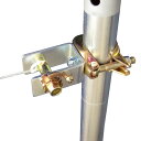 テンションクランプ 20個 48.6から42.7パイプ用 ワイヤー張り 小型張線器付 mls 誘引線 防獣ネットやワイヤー,エスター線が張れる つる野菜の誘引,...