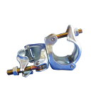 【個人宅配送不可】Φ60.5×Φ60.5クランプ(自在)【10個セット】 8551 大口径丸パイプ用大型クランプ。同径サポートクランプ。橋梁足場関連様、金属加工...