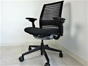 ■スチールケース ニューシンクチェア Steelcase NEW Think chair★ジャケットハンガーつき【中古】