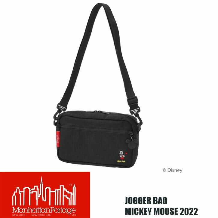 マンハッタンポーテージ ミッキーマウス MP1404LMIC22 JOGGER BAG MICKEY MOUSE2022 ショルダーバッグ ポーチ Manhattan Portage DISNEY ディズニー