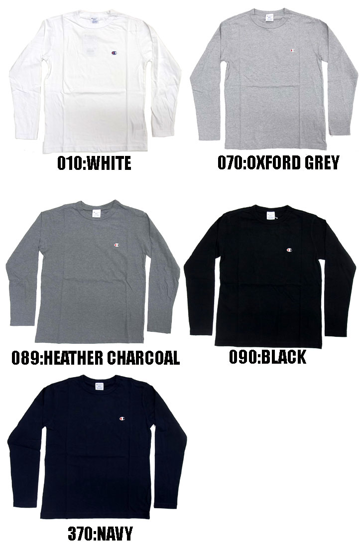 Champion LONG SLEEVE T-SHIRT 長袖Tシャツ チャンピオン C3-P401 全5色