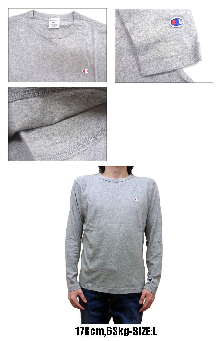 Champion LONG SLEEVE T-SHIRT 長袖Tシャツ チャンピオン C3-P401 全5色
