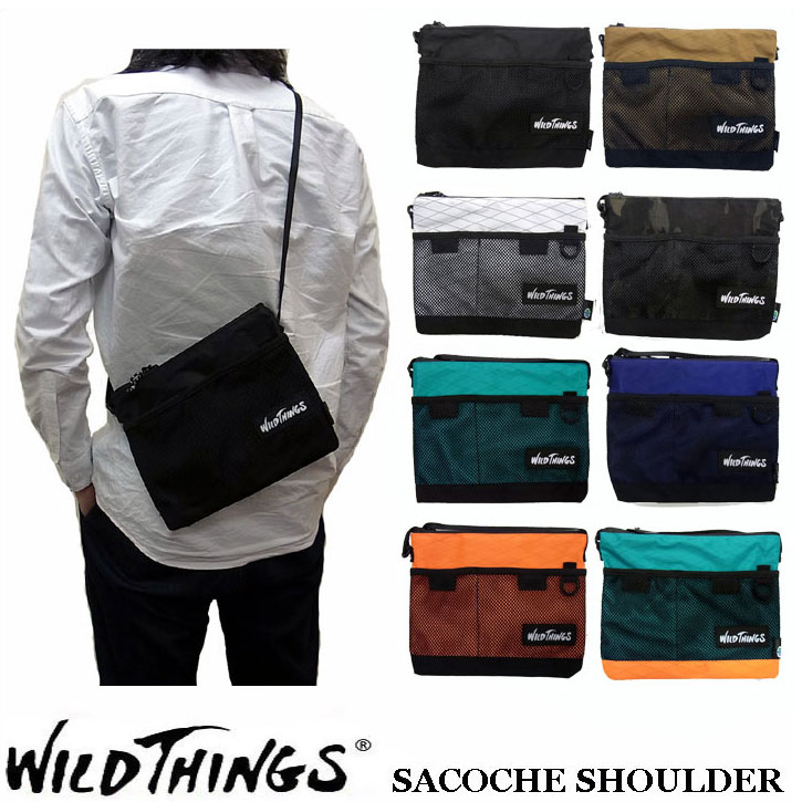 WILD THINGS SACOCHE SHOULDER ワイルドシングス サコッシュ ショルダー バッグ　WILDTHINGS　WT-380-0072