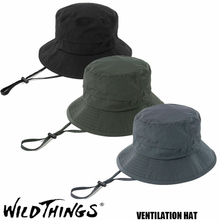 WILD THINGS ワイルドシングス VENTILATION HAT　ベンチレーション ハット　WT24006SK WILDTHINGS