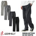 グラミチ GRAMICCI BONDING KNIT FLEECE NN-PANTS CROPPED グラミチ ニット フリース　ニューナローパンツ　ジャストカット　全4色 G2FM-P017