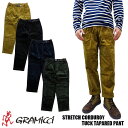 グラミチ GRAMICCI STRETCH CORDUROY TUCK TAPERED PANT GMP3-FJP01 全4色 グラミチ ストレッチ コーデュロイ タック テーパードパンツ クライミング　クロップド パンツ メンズ