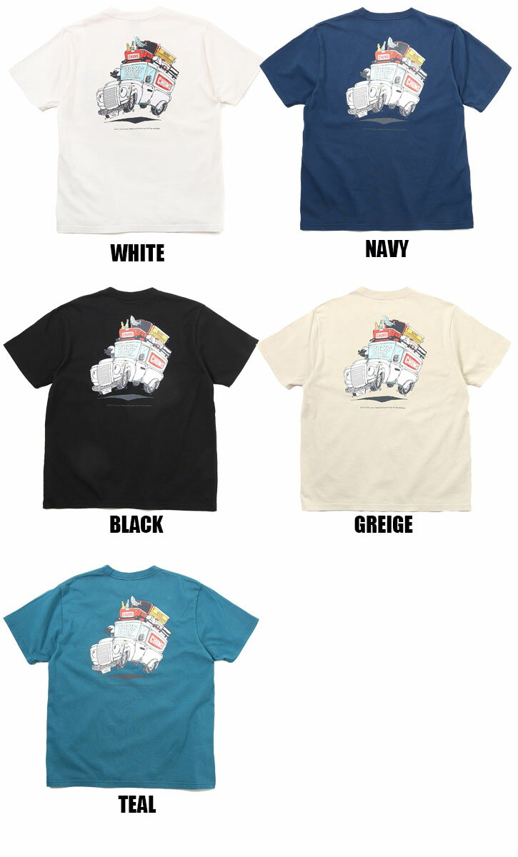 CHUMS GO OUTDOOR POCKET T-SHIRT 全5色 メンズ　チャムス ゴーアウトドア ポケッ...