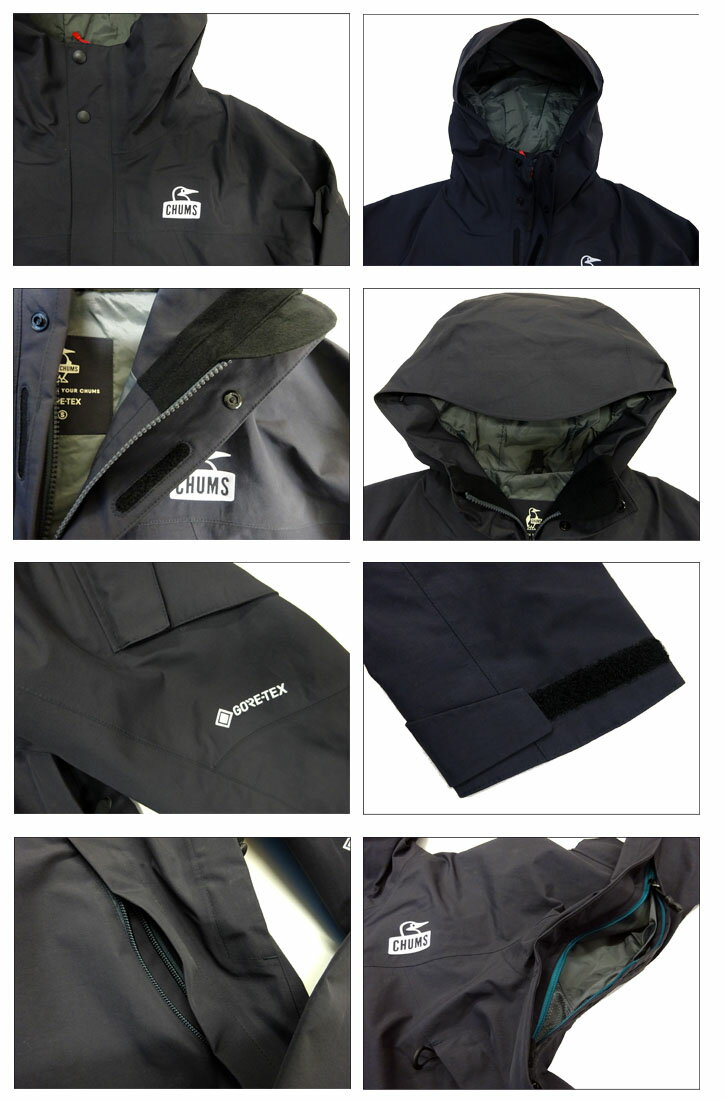 CHUMS SPRING DALE GORE-TEX VENTURE JACKET　チャムス スプリングデール ゴアテックス ベンチャー ジャケット　 マウンテンパーカー　アノラック　CH04-1265 防水　防寒