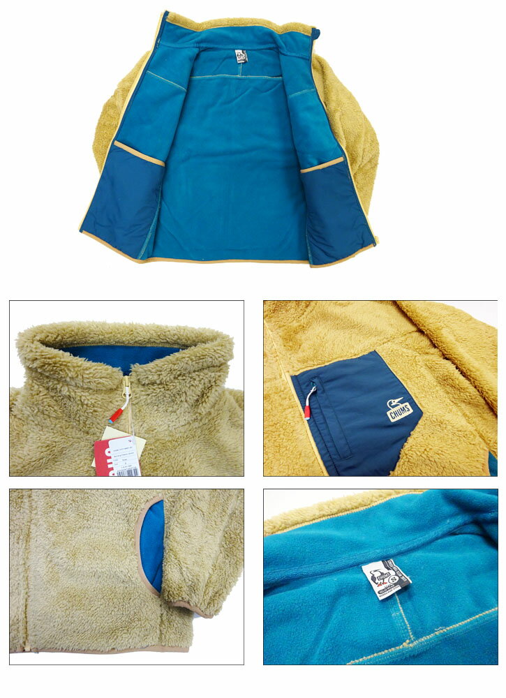CHUMSBONDINGFLEECEJACKETメンズチャムスボンディングフリースジャケットCH04-1242