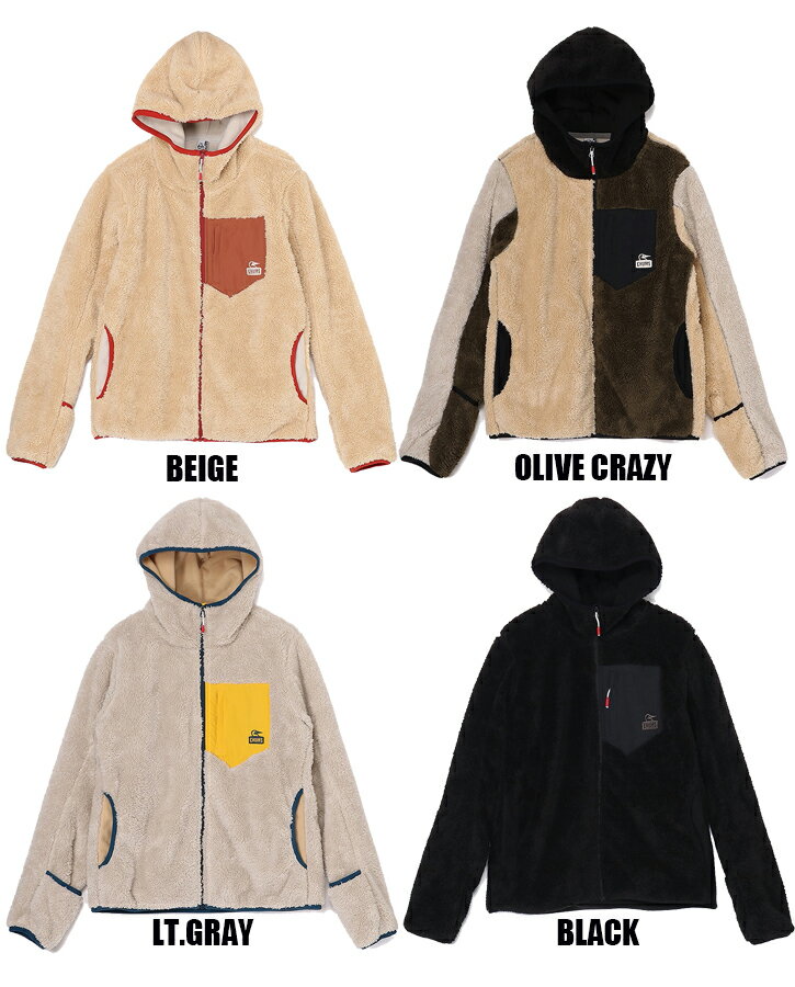 CHUMS BONDING FLEECE ZIP PARKA メンズ レディース　チャムス ボンディング　フリ...