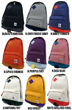 CHUMS CLASSIC DAY PACK SWEAT NYLON CH60-0681 チャムス　スウェット×ナイロン素材　リュック　バックパック　男女兼用　ユニセックス