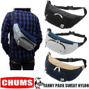 CHUMS FANNY PACK SWEAT NYLON 全3色 CH60-3973 チャムス スウェット×ナイロン素材 ウエストポーチ ボディーバッグ ショル...