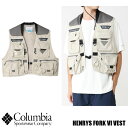 Columbia Henrys Fork VI Vest ヘンリーフォーク VI ベスト FM4617 コロンビア フィッシングベスト 撥水 収納