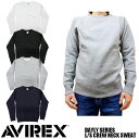 アビレックス トレーナー メンズ 【AVIREX】アビレックス DAILY L/S CREW NECK SWEAT 全4色 クルーネック　スウェット　トレーナー デイリーシリーズ　6153509