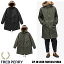 FRED PERRY ZIP IN LINER FISHTAIL PARKA J6504 フレッドペリー モッズコート M-51