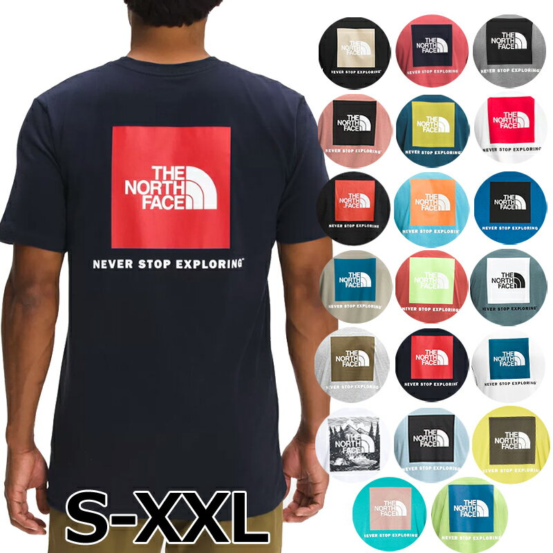 ノースフェイス Tシャツ メンズ S-XXL バックプリント レッドボックス 半袖Tシャツ 大きいサイズ 海外限定 The North Face Men's Short Sleeve Red Box Tee 送料無料