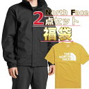 ノースフェイス ジャケット Tシャツ 福袋 メンズ 2点セット USAモデル THE North Face 送料無料 メンズ ブランド 福袋 2024 予約 お得..