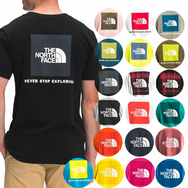 ノースフェイスTシャツメンズS-XXLバックプリントレッドボックス半袖Tシャツ大きいサイズ海外 TheNorthFaceMen'