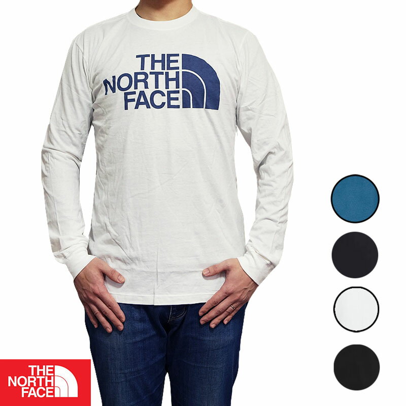 ノースフェイス ロンT メンズ 長袖Tシャツ S-XXL 大きいサイズ ロゴT ロングスリーブ ハーフドーム ロゴ ブラック ホワイト ネイビー ブルー The North Face Men's Long Sleeve Half Dome T-shirt T-Shirt TNF White 送料無料
