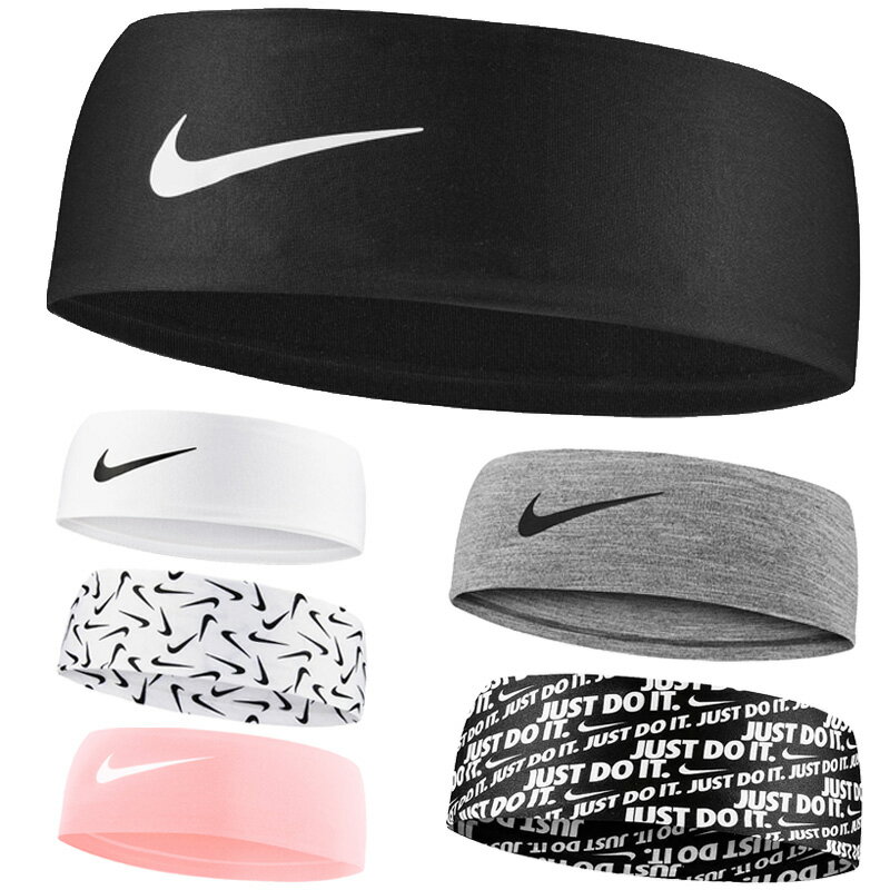 NIKE ナイキ ヘッドバンド ヘアバンド スポーツ メンズ レディース フューリー ヘアバンド ドライフィット 汗止め 吸汗 速乾 通気性 伸縮 黒 白 ランニング ジョギング バスケ テニス サッカー ヨガ トレーニング インナーキャップ 洗顔 お風呂上り NIKE Fury Headband