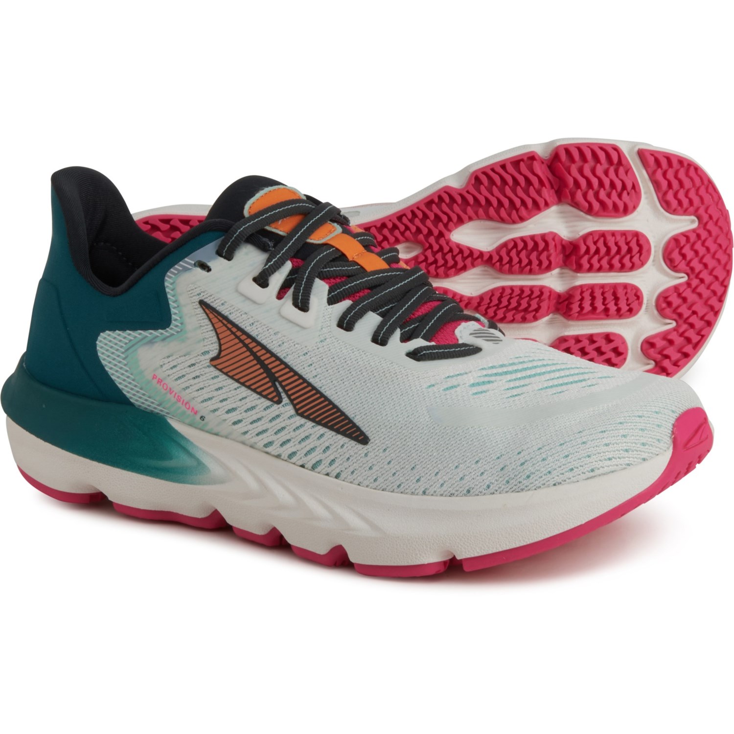 ビジョン ALTRA アルトラ シューズ レディース プロビジョン 6 ランニングシューズ ホワイト グリーン Altra women Provision 6 Running Shoe White Green