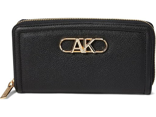 (取寄) アンクライン ベベル ロゴ カーブ ジップ アラウンド ウォレット Anne Klein Bevel Logo Curved Zip Around Wallet Black (取寄) アンクライン ベベル ロゴ カーブ ジップ アラウンド ウォレット Anne Klein Bevel Logo Curved Zip Around Wallet Black