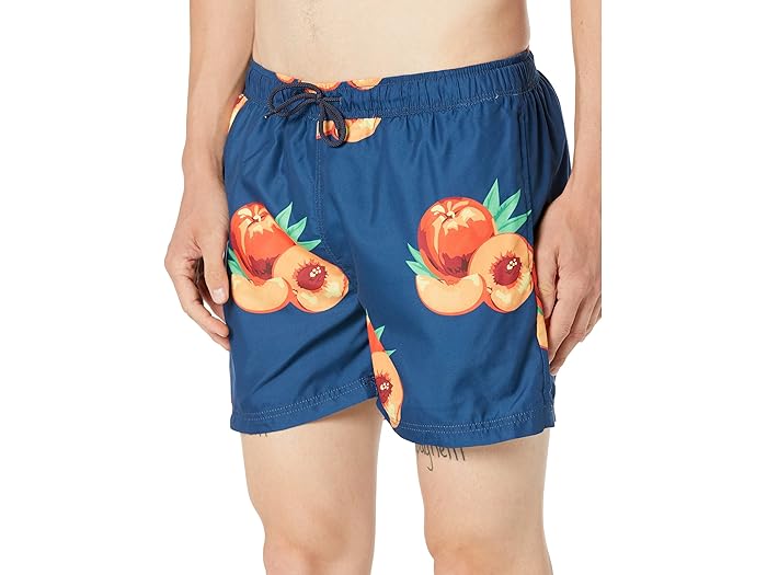 (取寄) セレクテッド オム クラシック スイムショーツ Selected Homme Classic Swimshorts Insignia Blue Peach
