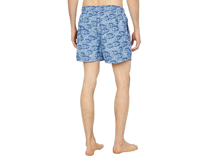 (取寄) セレクテッド オム クラシック スイムショーツ Selected Homme Classic Swimshorts Estate Blue Fish