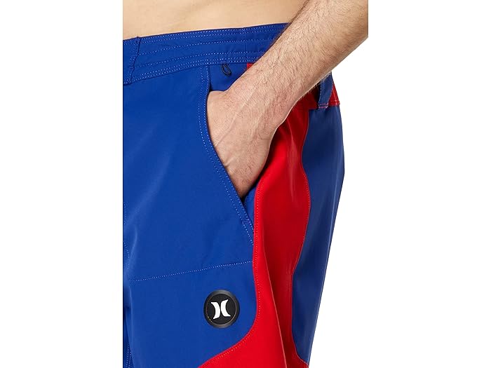 (取寄) ハーレー ファントム+ ブロックケイド パドル シリーズ ハイブリット 18 ボードショーツ Hurley Phantom+ Blockade Paddle Series Hybrid 18" Boardshorts Deep Royal Blue