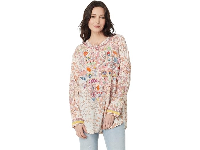 (取寄) ジョニー ワズ ジニア チュニック Johnny Was Zinnia Tunic Multi
