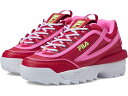 (取寄) フィラ ディスラプター リ エクスプ (ビッグ キッド) Fila Disruptor II EXP (Big Kid) Fila Red/Knockout Pink/Safety Yellow(4)