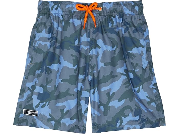 (取寄) トゥービードゥー ブルー カモ クラシック スイム ショーツ (トドラー/リトル キッズ/ビッグ キッズ) Toobydoo Blue Camo Classic Swim Shorts (Toddler/Little Kids/Big Kids) Navy