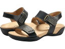 (取寄) ハルサ フットウェア ドミニカ Halsa Footwear Dominica Black 1