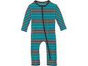 (取寄) キッキー パンツ キッズ プリント カバーオール ウィズ 2ウェイ ジッパー (インファント) Kickee Pants Kids Print Coverall with Two-Way Zipper (Infant) Rad Stripe