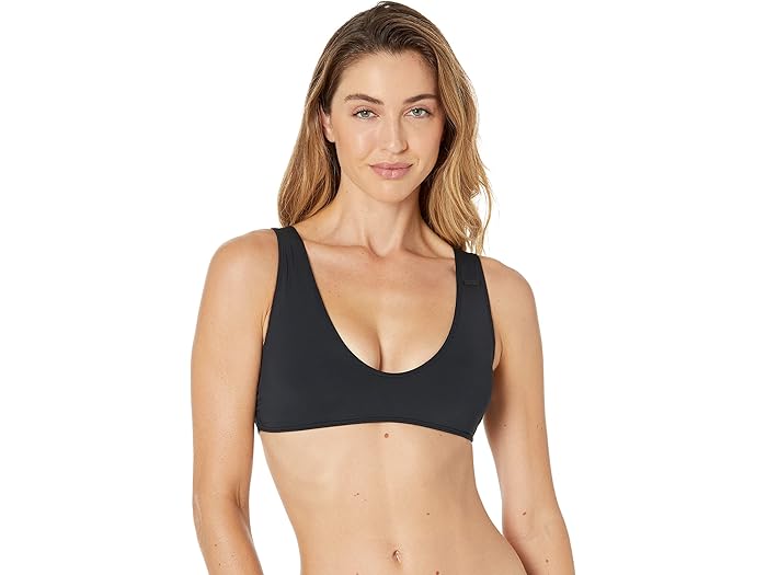 (取寄) ロキシー ソリッド ビーチ クラシック エロンゲート トライ Roxy Solid Beach Classic Elongated Tri Anthracite