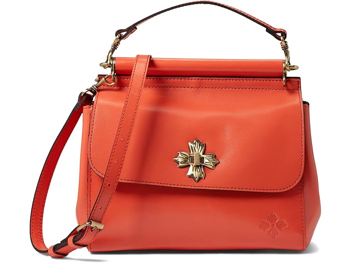 (取寄) パトリシア ナッシュ セシル ミディアム トップ ハンドル サッチェル Patricia Nash Cecile Medium Top-Handle Satchel Coral