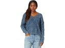 (取寄) ラッキーブランド ケーブル ステッチ V-ネック プルオーバー Lucky Brand Cable Stitch V-Neck Pullover Da...