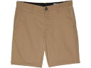 (取寄) ボルコムキッズ フリッキン チノ ショーツ モダン ストレート (ビッグ キッズ) Volcom Kids Frickin Chino Shorts Modern Straight (Big Kids) Khaki