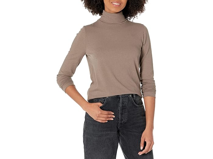 () ᥤɥ ֥ ȥͥå ȥå Madewell Ribbed Turtleneck Top Castle Rock
