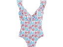 (取寄) J.クルー エコ カスティーリョ フローラル ラッフル タンク J.Crew Eco Castillo Floral Ruffle Tank White/Blue Multi(4)