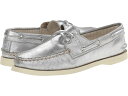 (取寄) スペリー A/O 2-アイ メタリック キッド スエード Sperry A/O 2-Eye Metallic Kid Suede Silver