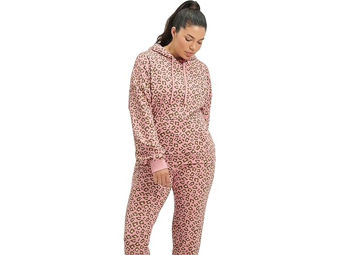 ()   ѡ UGG Kes hoodie Clay Pink Leopard