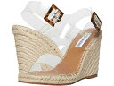 (取寄) スティーブマデン ウリ ウェッジ サンダル Steve Madden Uri Wedge Sandal Clear