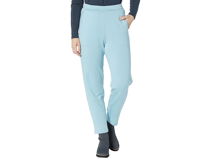 (取寄) アイリーン フィッシャー ピティート スラウチ アンクル パンツ イン テンセル オーガニック コットン フリース Eileen Fisher Petite Slouch Ankle Pants in Tencel Organic Cotton Fleece Seafoam