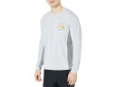 (取寄) クイックシルバー ウォーターマン バンブー チェック 2 ロング スリーブ サーフ ティー Quiksilver Waterman Bamboo Check 2 Long Sleeve Surf Tee White