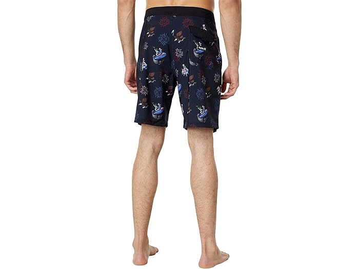(取寄) ハーレー ウィークエンダー 20 ボードショーツ Hurley Weekender 20" Boardshorts Black Multi