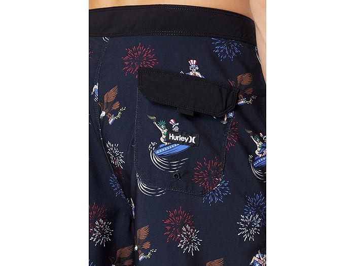 (取寄) ハーレー ウィークエンダー 20 ボードショーツ Hurley Weekender 20" Boardshorts Black Multi